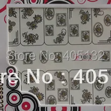 W076-W090,, 20 листов/партия, смешанная серия W, милые дизайнерские блестящие наклейки на воду, переводные наклейки для ногтей