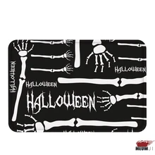 [MIAOJI] Скелеты Череп Хэллоуин мягкий коврик для ванной комнаты Впитывающий Коврик для ванны нескользящий коврик