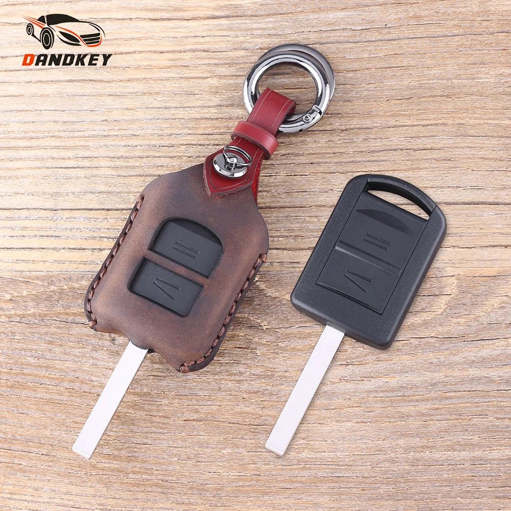 Защитный чехол для ключей DANDKEY из натуральной кожи OPEL VAUXHALL Vectra Zafira Omega Astra h j insignia с