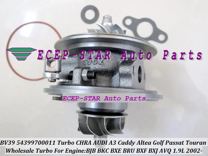 BV39 54399880011 Turbo cartridge chra Turbocharger core For Audi A3 Caddy Altea Golf Passat 2003-09 BJB BKC BXE 1.9L