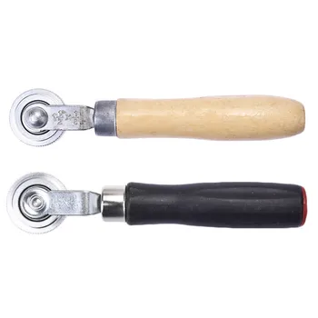 

1PCS Ball Bearing Tire Tyre Patch Roller Stitcher Puncture Repair Tube Tool Car Truck Tyres Wood Handle