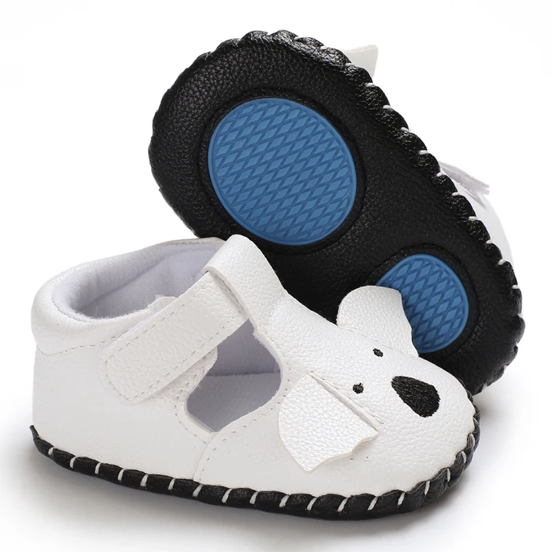 Baby Newborn Cute Soft Crib ShoesSole Leather Shoes Girls Boys Cartoon Printed Prewalker Shoes