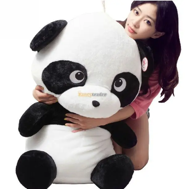 

Fancytrader 35'' / 90cm Giant Lovely Stuffed Cute Plush Cartoon Giant Panda Toy, Nice Gift For Kids, Free Shipping FT50401
