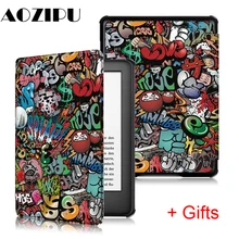 Умный тонкий чехол для нового Amazon Kindle 10 поколения выпуск " Магнитный защитный чехол для Kindle чехол Funda