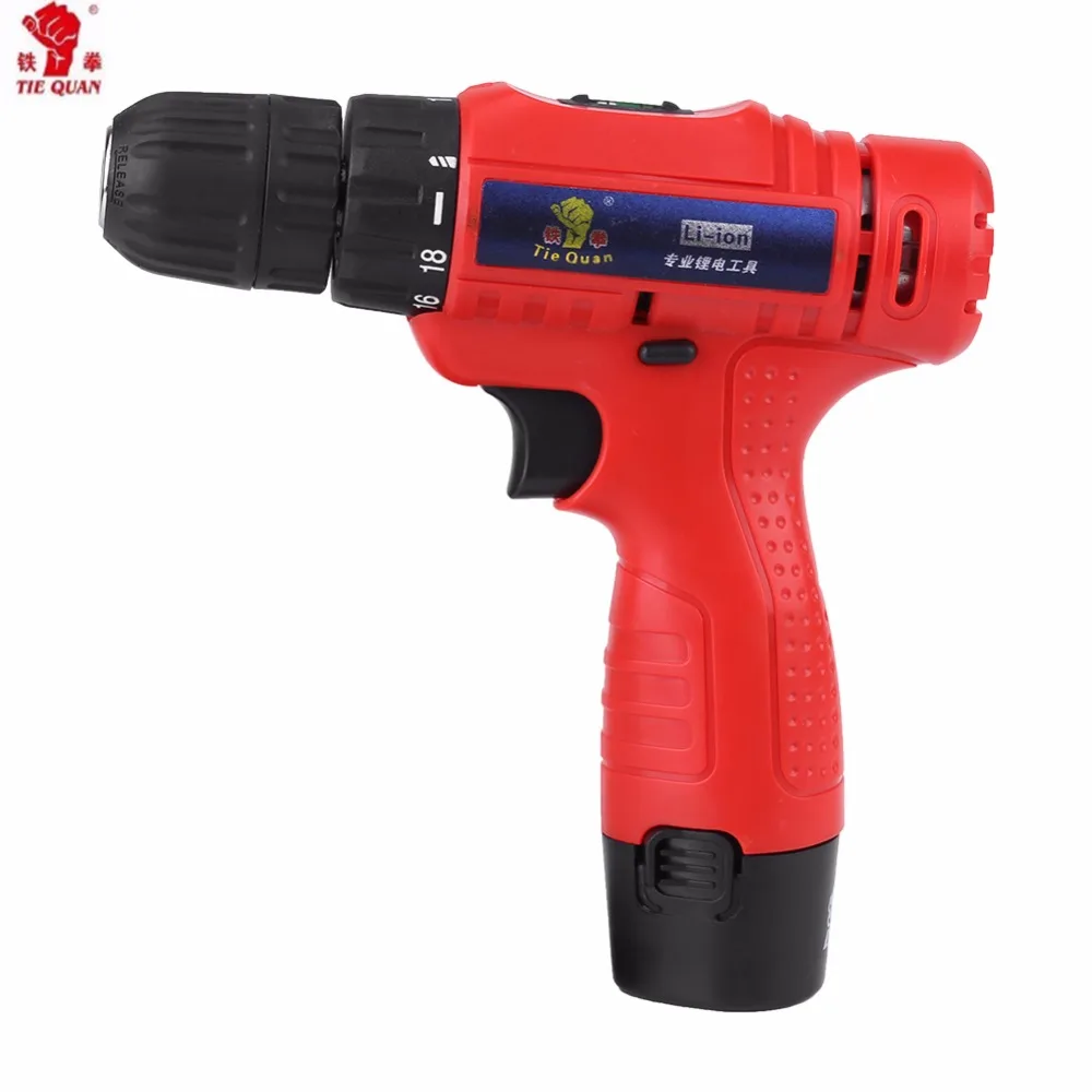 12V Electric Screwdriver Drill 12V Li ion Battery Cordless Drill
