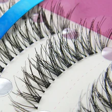 20 пар накладных ресниц ручной работы, накладные ресницы, удлинитель ресниц, натуральные накладные ресницы, прозрачные черные ресницы с розничной коробкой, Wimpern