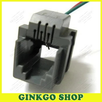 

20pcs/lot 6P2C RJ11 PCB Socket Jack Telephone Adaptors Connectors 623K-6P2C Models Free Shipping