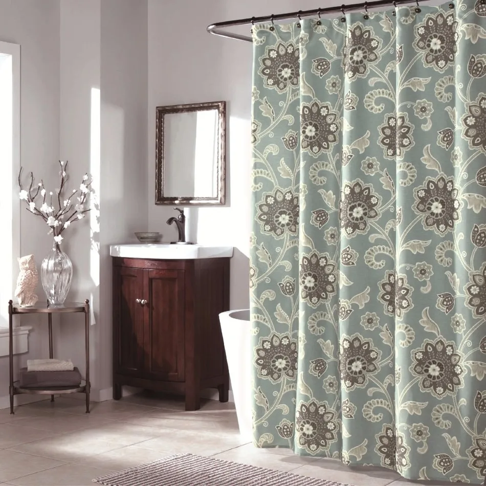 Ankara bathroom Shower Curtains Printed Polyester screen waterproof