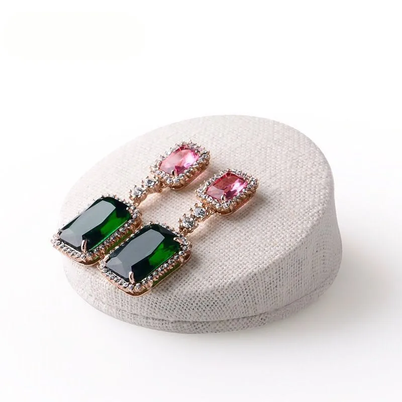 

Earrings Display Holder Earrings Display Stand Korea Linen Jewellery Display Holder Bracelets Bangle Display Holder