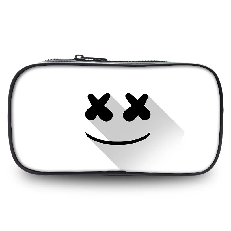 

Marshmellow DJ Wallet 8 Inch Pencil Case School Supplies Stationery Storage Bag Boys Girls Gifts