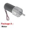 Permanent Magnet 12V 24V DC Gear Motor High Torque Electric Low RPM 4 To 1270RPM In DC Motor Adjustable Speed Reversed ► Photo 2/6