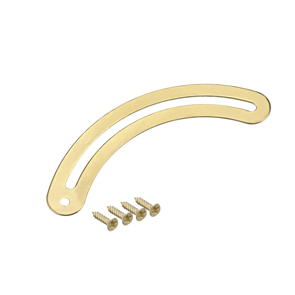 

Uxcell Newest 10Pcs Cabinet Wooden Box Case Lid Support Hinge 95x15mm 3.2mm Dia. for Hold Open the Drop Lids of Desks w Screws