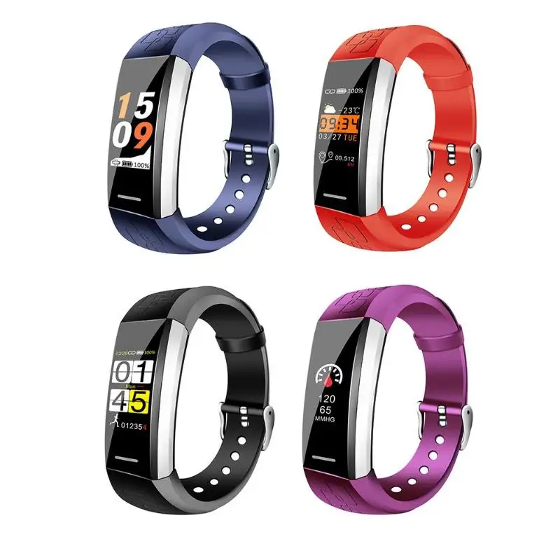 ALLOYSEED V1 Bluetooth 0,96 дюймов кровяное давление сердечный ритм IP67 водонепроницаемый спортивный фитнес-трекер умный Браслет фитнес-браслет