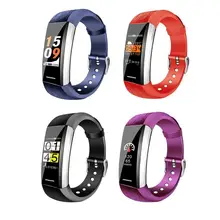 ALLOYSEED V1 Bluetooth 0,96 дюймов кровяное давление сердечный ритм IP67 водонепроницаемый спортивный фитнес-трекер умный Браслет фитнес-браслет