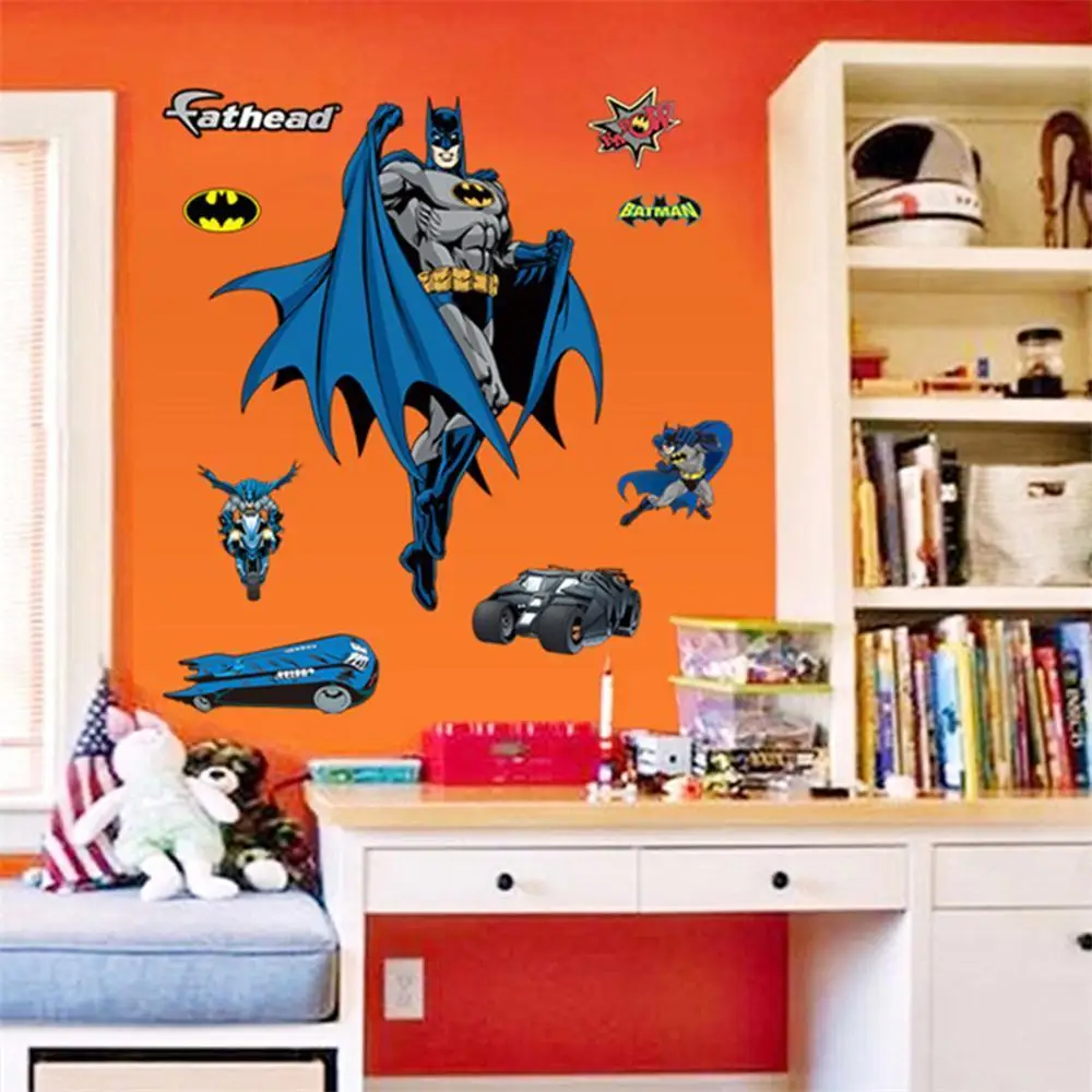 Batman Removable Wall Art Sticker Vinyl Decal Home Decor Mural Boys PVC