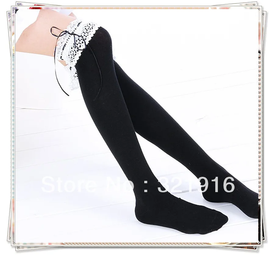 lace top socks womens