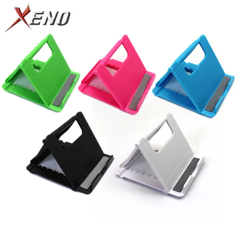 

Universal Folding Table cell phone support Plastic holder desktop stand phone holder Smartphone & Tablet ring holder for phone