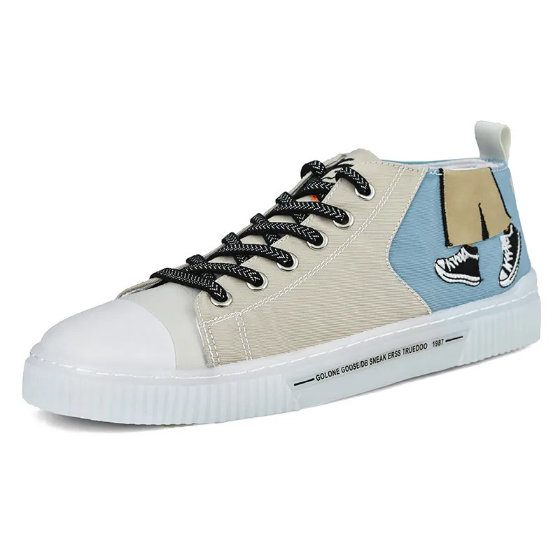New Men's Sneakers Casual Shoes Lac-up Men Shoes Lightweight Comfortable Breathable Walking Male canvas Shoes Sapatos masculinos