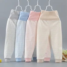 

Baby Leggings Spring autumn boys girls leggings cotton kids leggins Baby belly high waist pants toddler baby casual pants 0-3Y