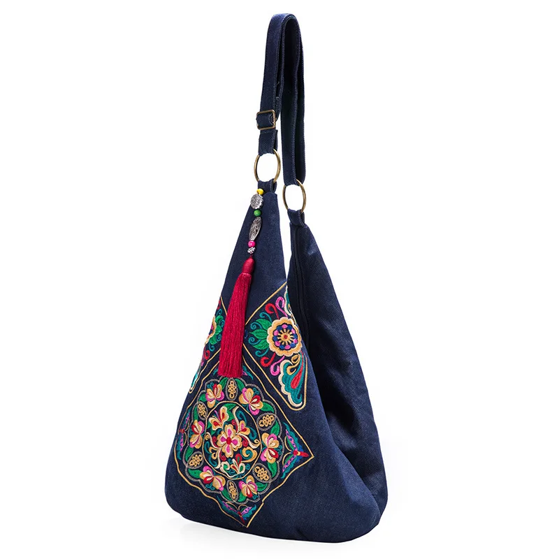 Character design Chinese style embroidery bag ethnic shoulder bags