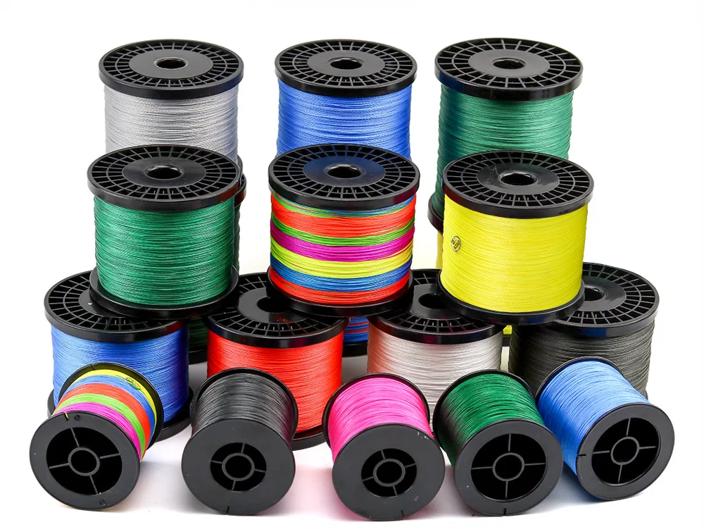 BAKAWA 8 braid 500M 300M 4 strands PE Braided Fishing Line 120 TO 10LB Multifilament Fishing Line cord linha multifilamento