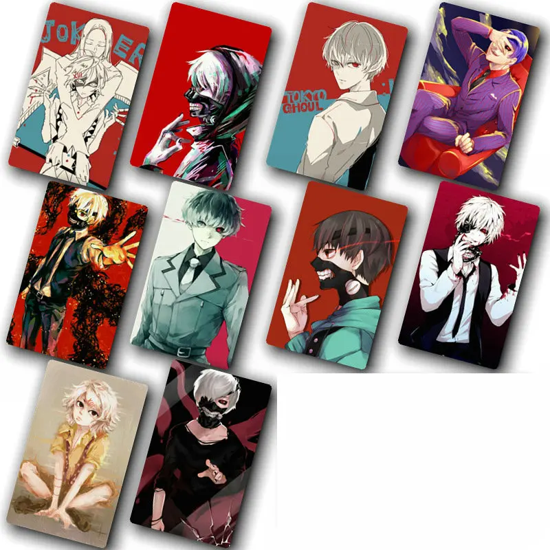 Tokyo Ghoul Sticker 100pcs Different Style Anime Stickers Bus ID Waterproof Card Stikers Classic Toys