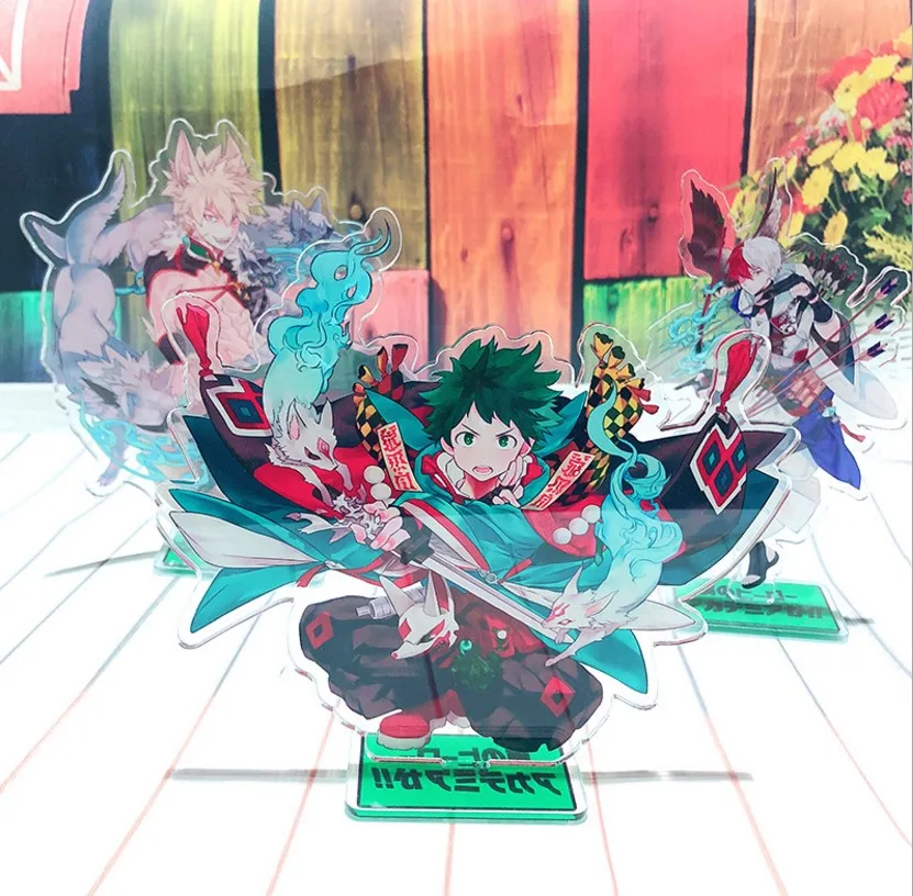 Аниме My Hero Academy Boku no Hero Akademia Izuku Midoriya акриловая модель на подставке игрушки экшн-фигурка Подвеска Игрушка двусторонний подарок