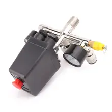 Воздушный компрессор переключатель давления клапан 0,5-1,25 МПа с регулятор коллектора и манометры qiang