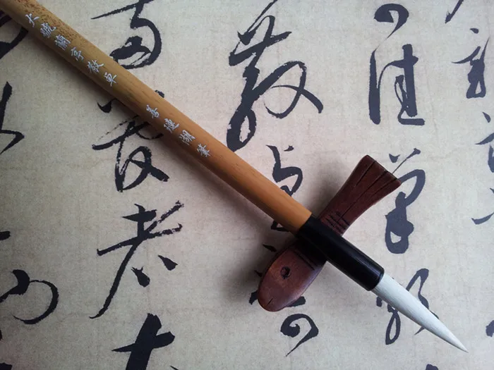 Высококачественная средняя обычная для письма шерсть кисть для письма аутентичная кисть HU Премиум китайская каллиграфическая ручка