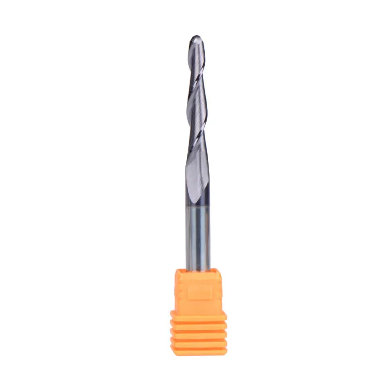 

1 PC End Mill R2.0*30.5*75-D6 1.9degree 2 Flutes Worked Material HRC 0~55 Coating TiAIN Shank Diameter 6mm End Mill