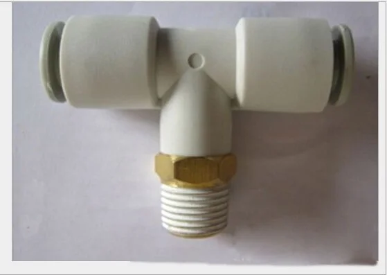 

tube size 8mm-1/8 PT thread type Pneumatic Male Branch Tee fittting, air ftting KQ2T series