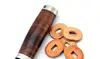 Diy Knife leather ring leather knife handle patch Cowhide rounds handle make ► Photo 2/3