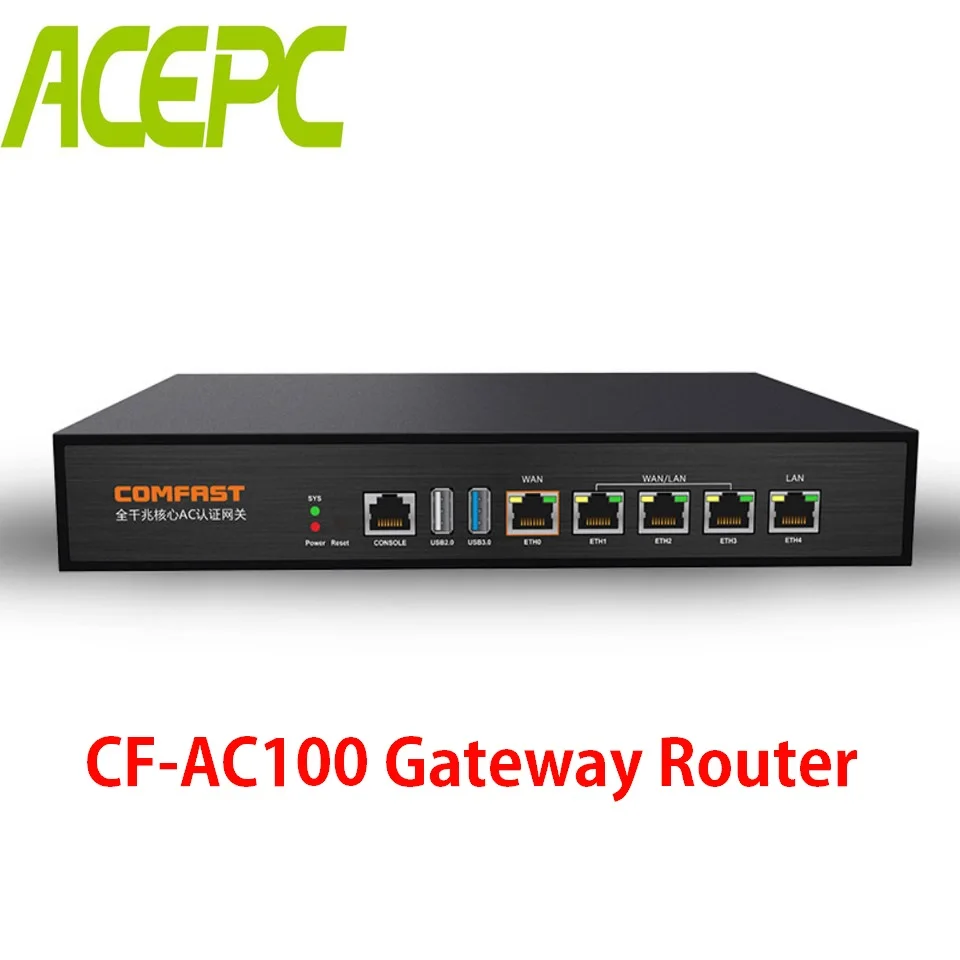 

CF-AC100 Gigabit AC Authentication Gateway Routing MT7621 880Mhz Multi WAN Load Balance Core Gateway Wifi Project Router