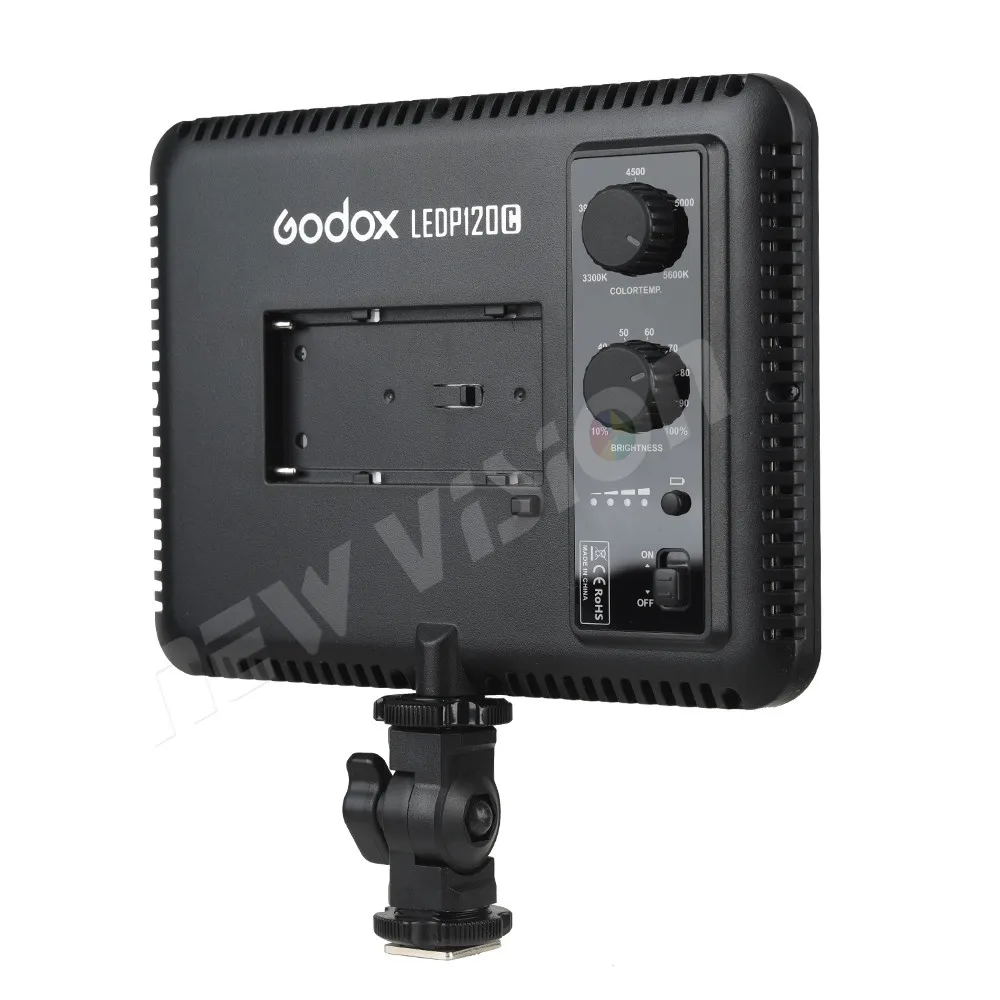 Godox ультра тонкий LEDP120C 3300K~ 5600K студийный Видео непрерывный светильник для камеры DV видеокамеры