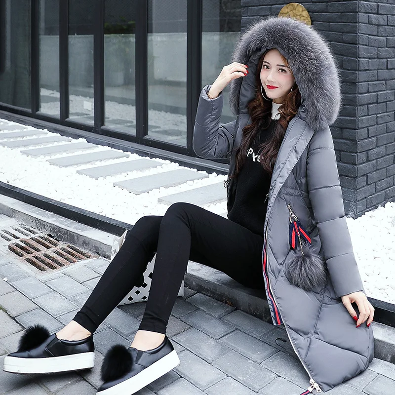 Mode Winter Down Womens Jacken Große Pelzkapuzen Dicke Großhandel Winter Warme Jacke Männer Dicke Daunenbekleidung