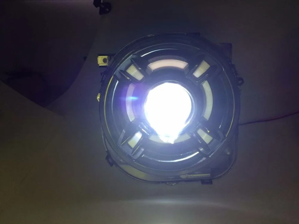 com drl e bi-xenon projetor para jeep