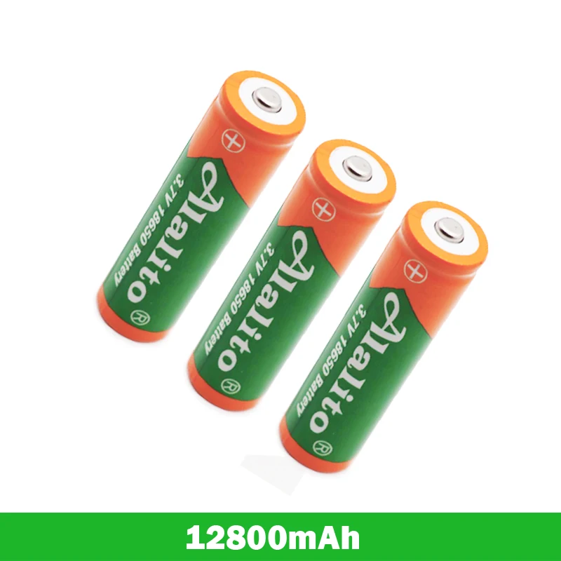 1 20 шт Alalito 18650 3 7 V 12800mAh литий ионная аккумуляторная батарея ионные аккумуляторы