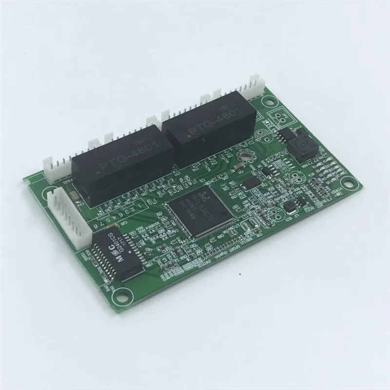 OEM PBC 4/8 порт Gigabit Ethernet коммутатор порт с 4/8 pin способ заголовок 10/1000/100 м концентратор 4/8way мощность pin печатной платы OEM Винт отверстие