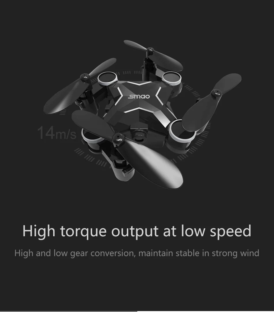 

SMRC Mini Drone M1HS FPV Real Time Video 4CH Set High With Controller Dron With HD Wifi Camera RC Toy drone gift