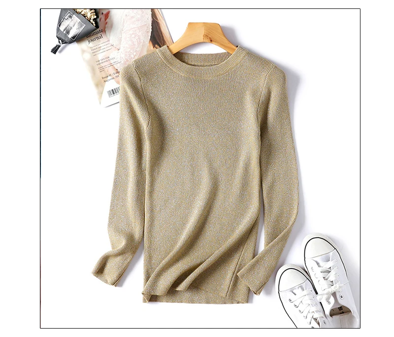 O-neck Knitted Sweater Long Sleeve Pullovers Women Autumn Pullover Feminino Solid Slim Elasticity Ladies Sweaters Winter 2018    (10)