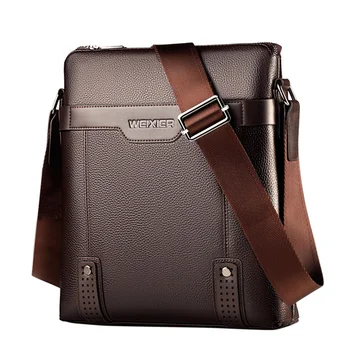 

2018 New Arrival Fashion Leather Men Crossbody Bag Vintage Shoulder Bag Business High Quality Messenger Bags Casual Office Bags