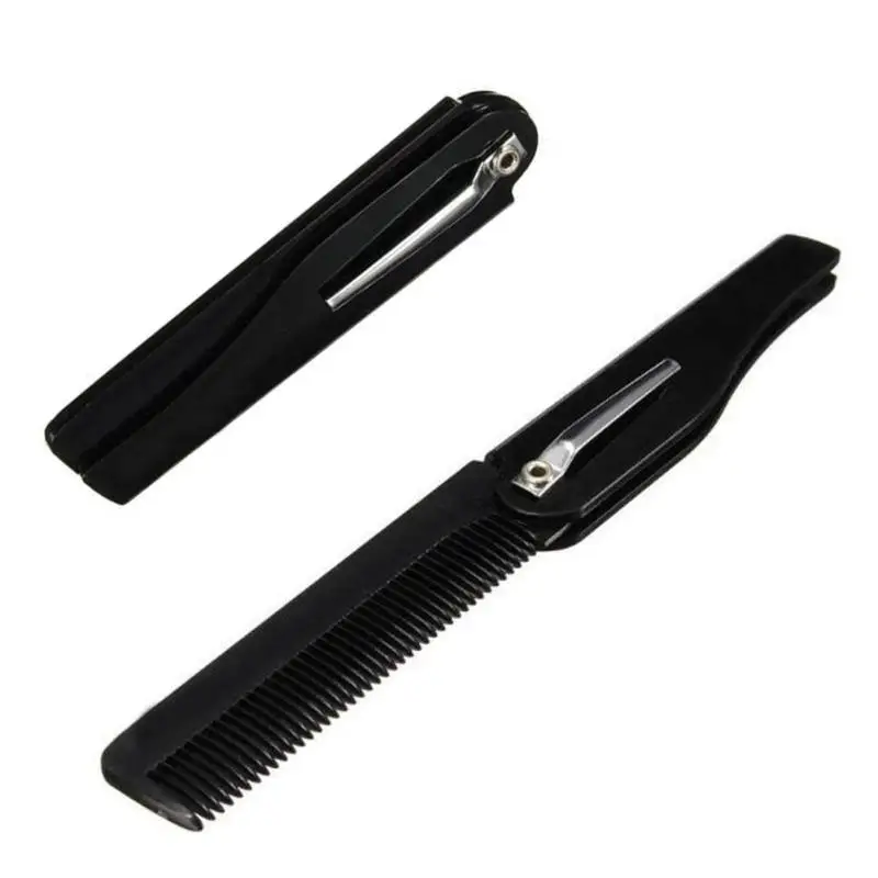 1 Pc Portable Travel Hair Brush Hair Comb Plastic Folding ...