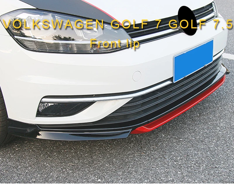 Gelinsi для Volkswagen Golf 7,5 автомобильный Стайлинг автомобильный передний губы подбородок бампер комплекты кузова дефлектор спойлер сплиттер диффузор