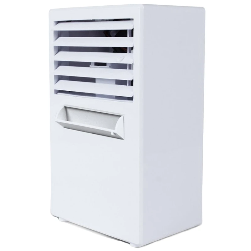 

Air Conditioner Fan,Air Personal Space Cooler Small Desktop Fan Quiet Personal Table Fan Mini Evaporative Air Circulator Coole