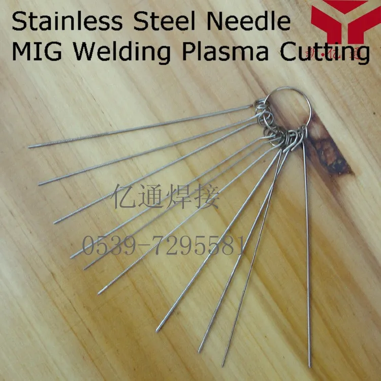 Stainless Steel Needle for MIG MAG Wedling Gun Plasma Torch Tip Cleaner