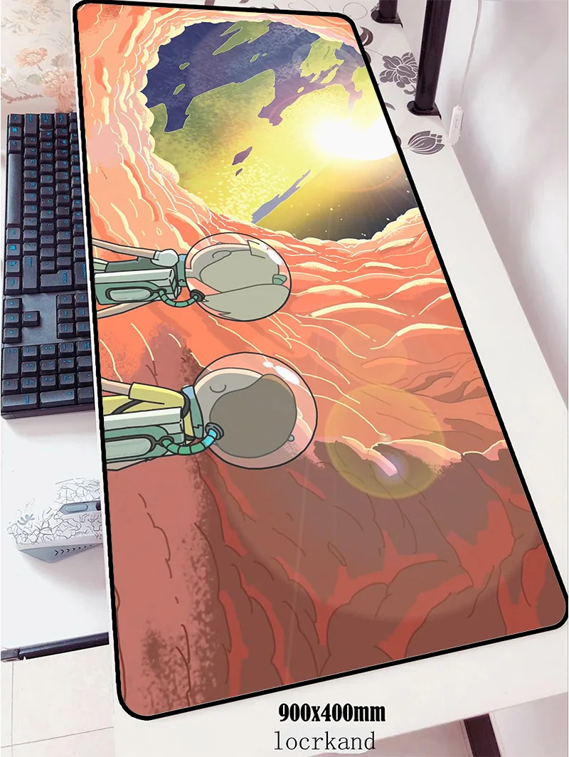 

Rick And Morty mouse pad 90x40cm pad mouse Customized notbook computer mousepad xl gaming padmouse gamer laptop mouse mats
