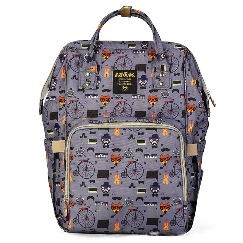 Fashion Print Mummy Maternity Diaper Bag Travel Organizer Backpack For Baby Stroller Mother Bag Nappy Changing Bags Nursing Bag (10)