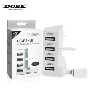 

DOBE 4 Ports USB Hub 2.0 For Microsoft Xbox Ones/XBOX ONE Slim Expansion Adapter Charger Connector HUB Games Accessorie TYX-795S