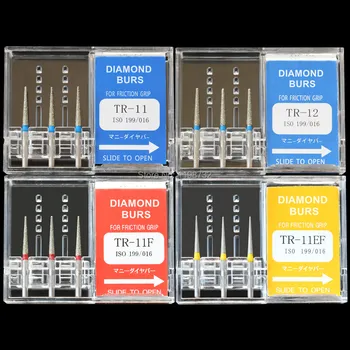 

10 Boxes(30 Pcs) Dental Diamond Burs TR-11/TR-11F/TR-11EF/TR-12/TR-13/TR-14 Polisher Drill FG1.6mm High Speed Handpiece DIA-BURS
