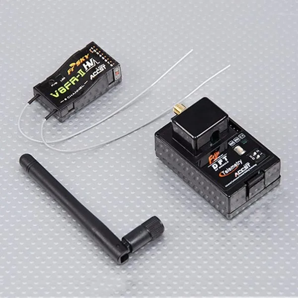 

FrSky DFT 2.4Ghz Combo Pack for Futaba w Telemetry Module & V8FR-II RX Receiver
